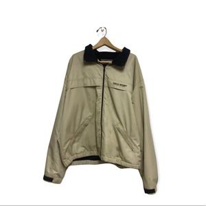 VTG Polo Sport Tan Zip Jacket / XL